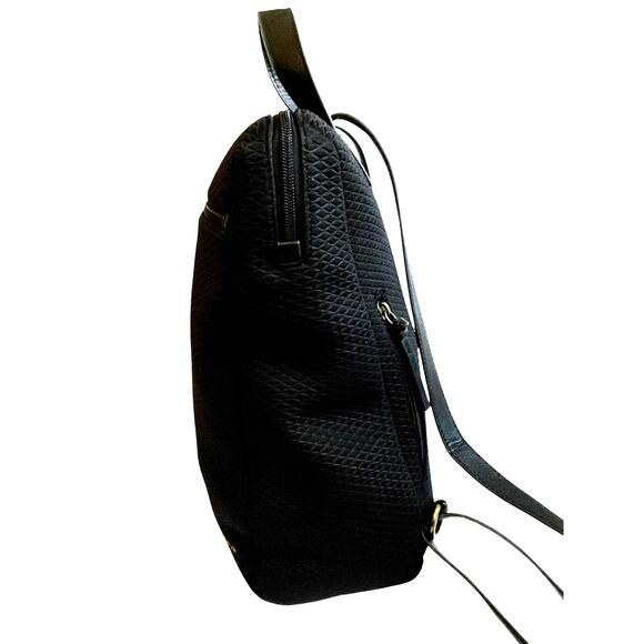 The Sak Black Textured Knit Backpack Women\'s Zipper Accent Zipper Closure Large main image 7